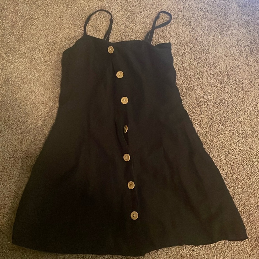 Urban Outfitters black button up dress